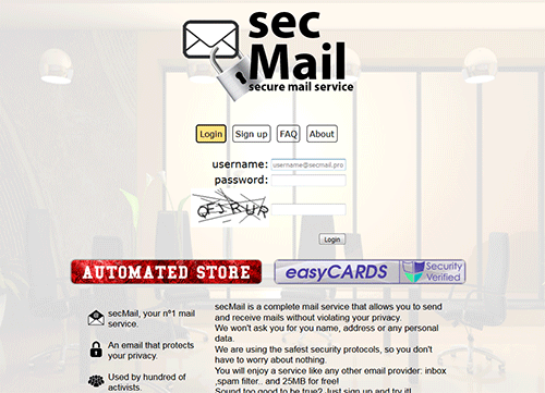 Email darknet